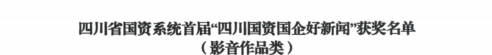 四川省尊龙时凯集团荣获首届“四川国资国企好新闻”银铜两奖