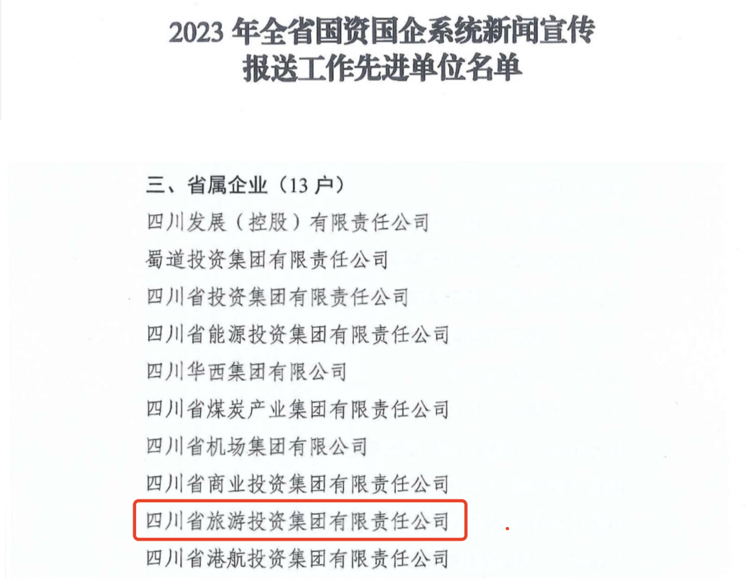 省尊龙时凯集团获评2023年全省国资国企系统新闻宣传报送事情先进单位